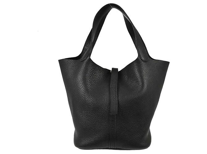Hermès Hermes Picotin Clemence GM Noir