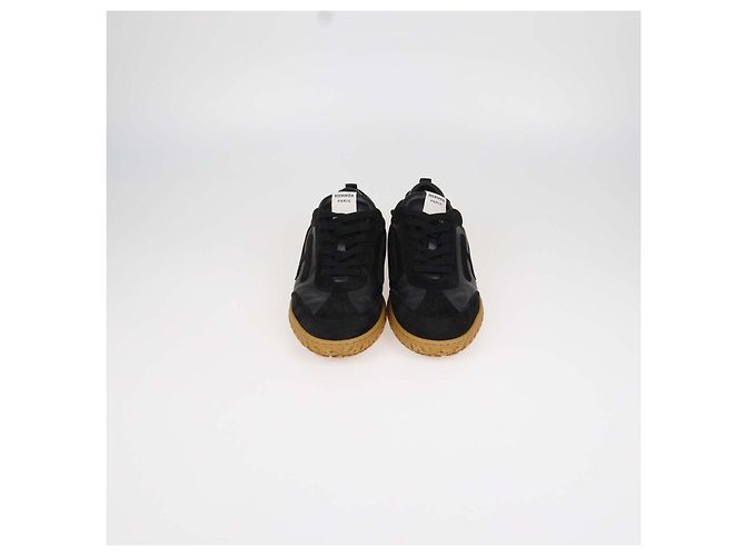 Hermès Baskets Jet Hermes en cuir et daim noir