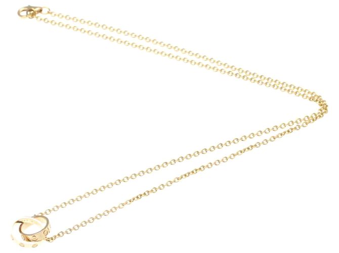 Cartier Love Interlocking 18K Rose Gold Golden