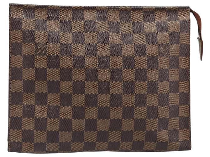 Necessaire Louis Vuitton Damier 26 Marrom