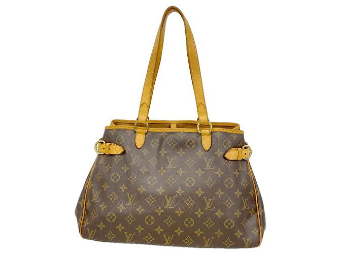 Louis Vuitton Monogram Batignolles Horizontal Tote Bag Braun