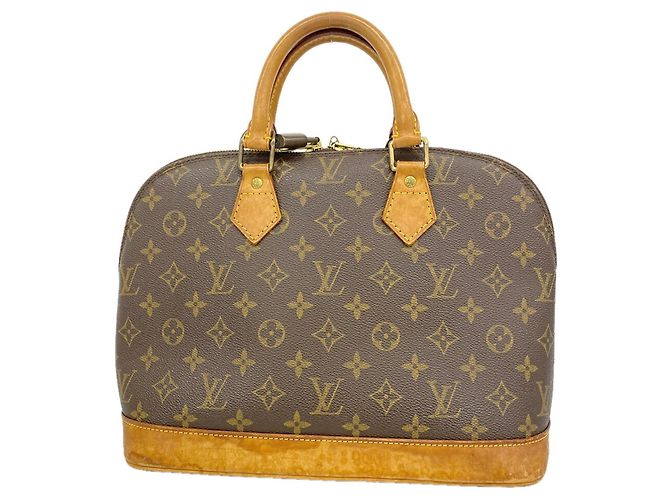 Sac à main Louis Vuitton Alma Monogram Marron