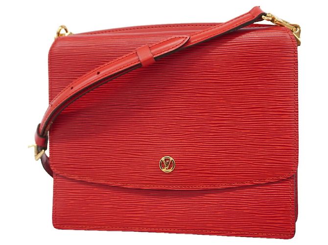 Borsa a tracolla Louis Vuitton Epi Grenelle Rosso