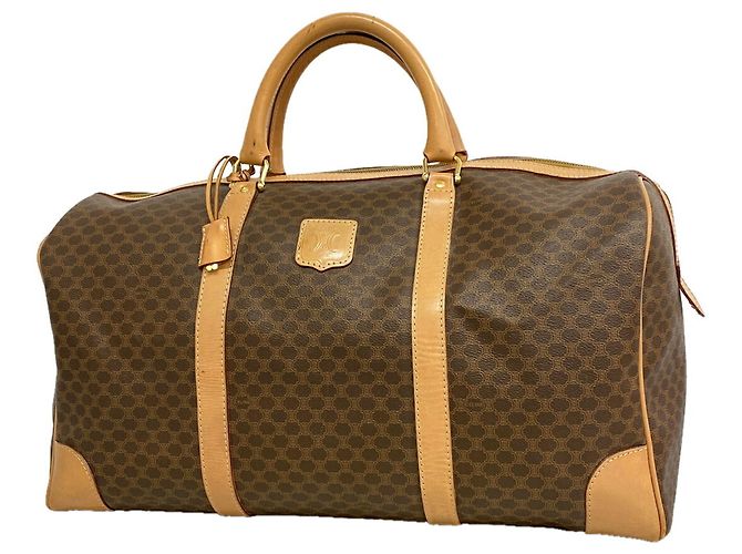 Autre Marque Bolsa Boston Celine Castanha Marrom
