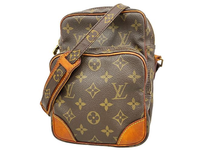 Sac à épaule Louis Vuitton Monogram Amazon Marron