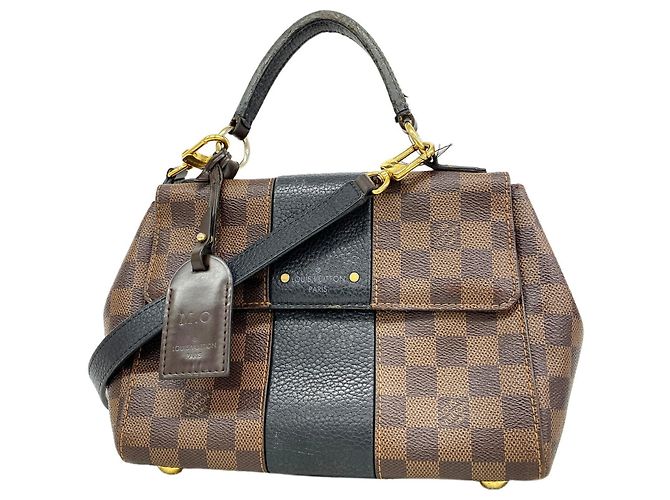 Borsa Louis Vuitton Damier Bond Street BB Nero Damier ebene