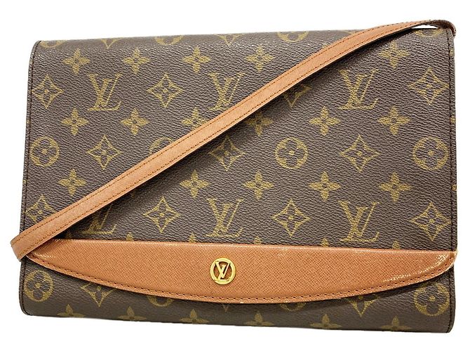Bolsa de Ombro Louis Vuitton Monogram Bordeaux Marrom