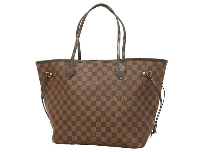 Saco Tote Louis Vuitton Damier Neverfull MM Damier ebene