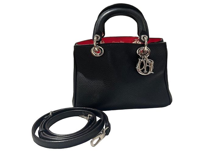 Christian Dior Sac Lady Dior en cuir noir