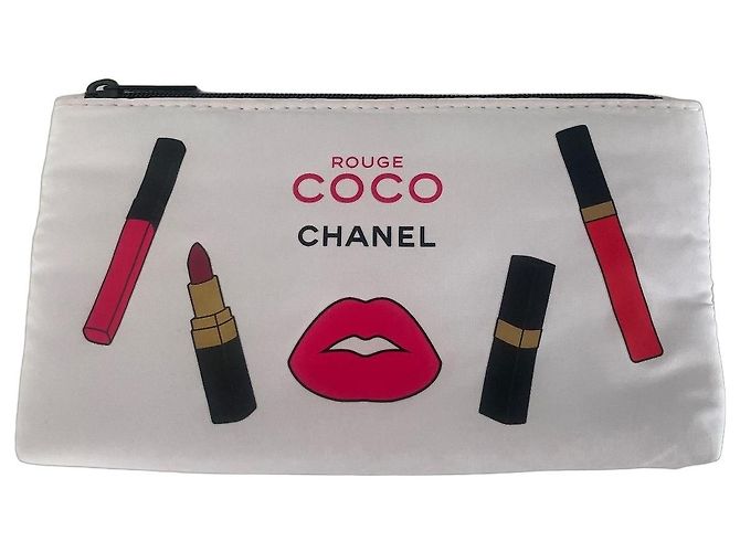Chanel Rouge Coco Clutch Nero Bianco Rosso