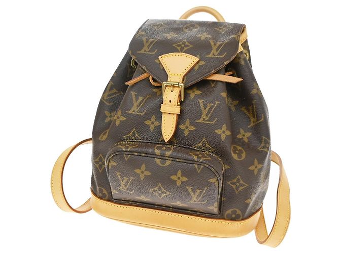 Louis Vuitton Montsouris NNM Monogram Canvas Mini Brown
