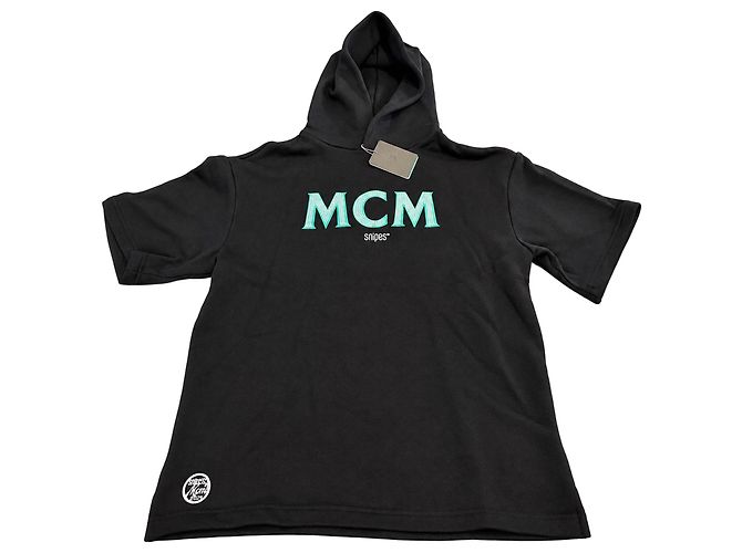 MCM x Snipes Hoodie Preto com Strass