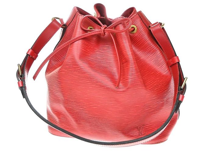Louis Vuitton Petit Noe Epi Leather Medium Rouge