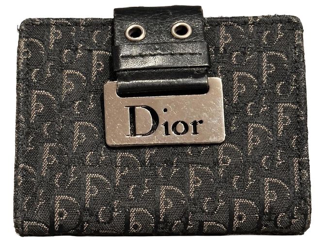 Autre Marque Diorama Wallet Black Monogram