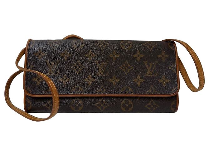 Louis Vuitton Twin Pochette Monogram Canvas Marrone Monogramma