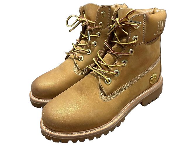 Botas Jimmy Choo x Timberland em couro Marrom