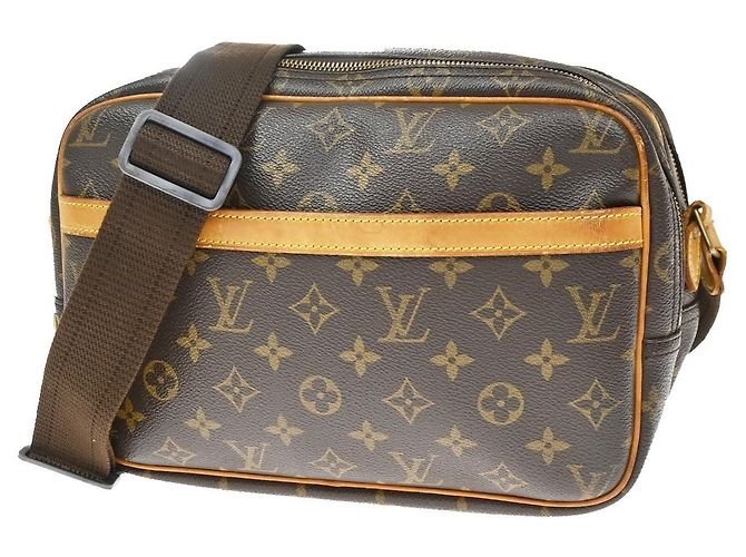 Louis Vuitton Reporter Monogram Canvas PM Marron