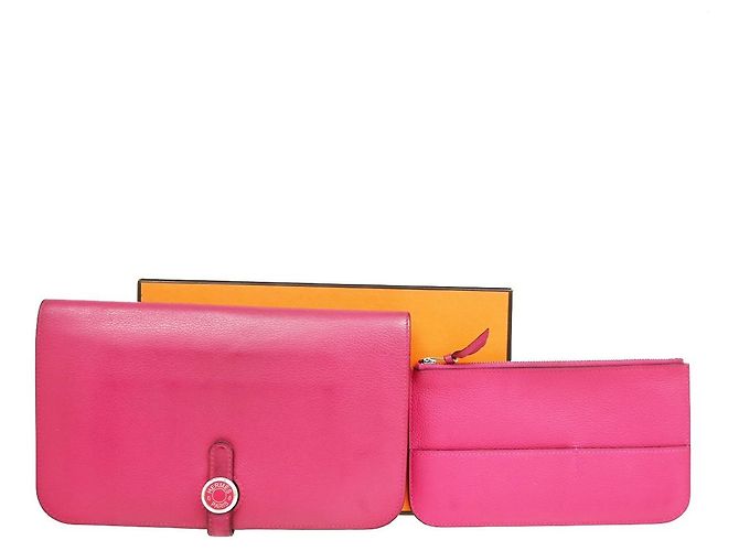 Hermès Hermes Dogon Duo Combined Leather Pink
