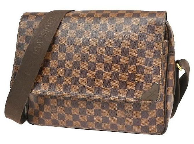 Louis Vuitton Shelton Messenger Damier Ebene MM Marrom