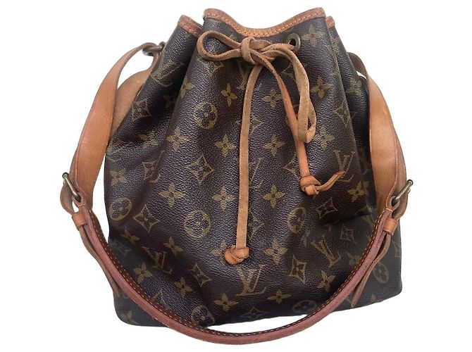 Noe Borsa Louis Vuitton Noé Monogram Marrone Monogramma