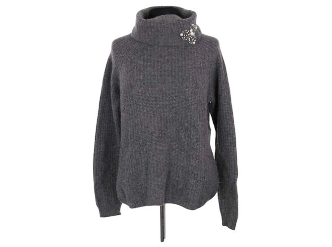 Pull en cachemire gris Max & Moi M