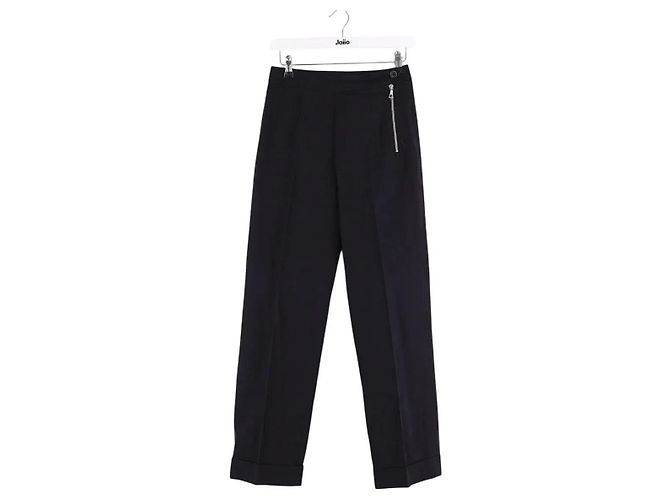 Dries Van Noten Schwarze gerade Hose
