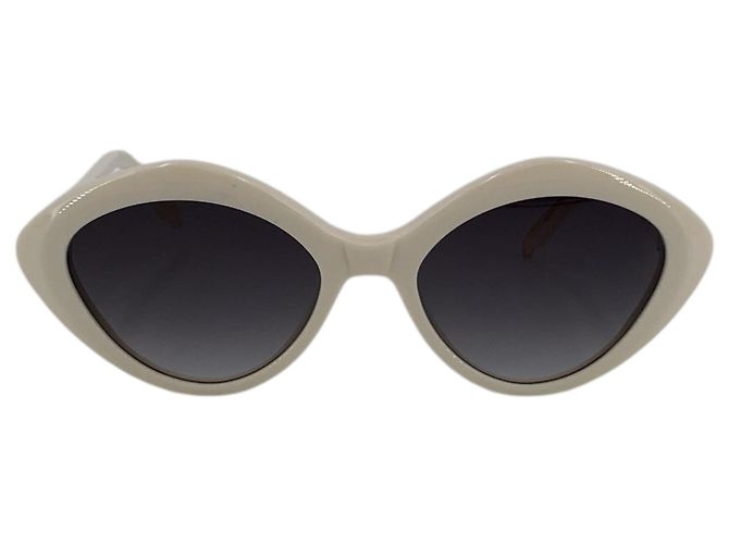 Autre Marque Occhiali da sole Off-White Plastic Rafa Cat-Eye 140mm Blu