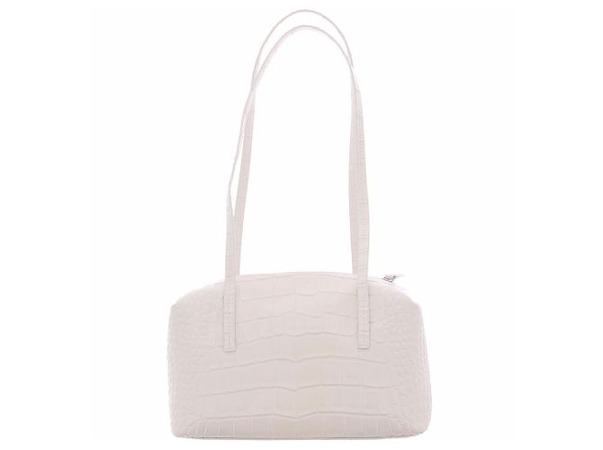 Autre Marque Sac blanc effet croco