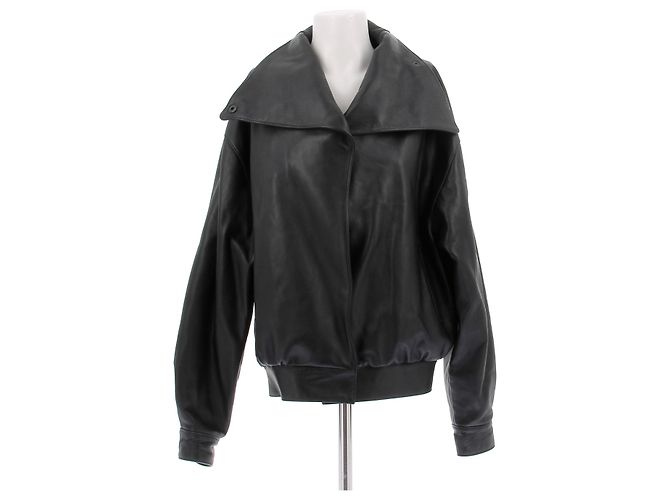 Autre Marque DIANA MILKANOVA Lederjacke Schwarz