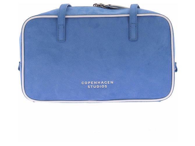 Autre Marque Borsa in camoscio blu "CPH BAG 25"