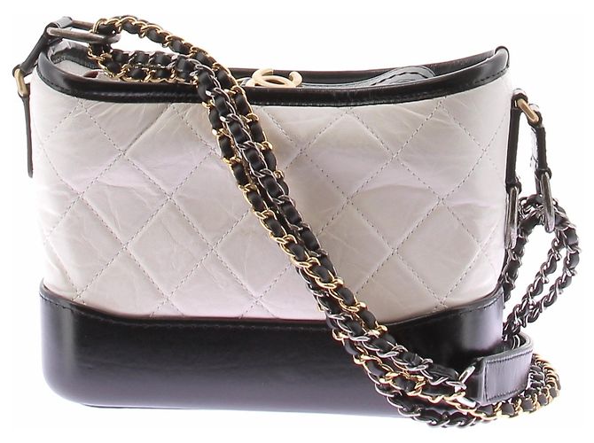 Chanel Sac Gabrielle blanc et noir