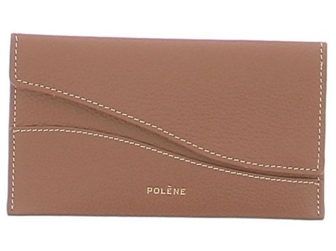 Polène Brown Leather Wallet