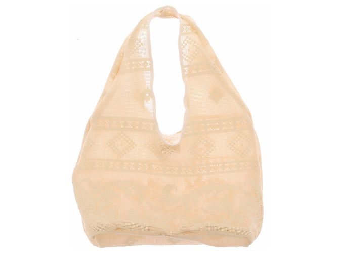 Bolso tote Aurelia Reformation amarillo de algodón