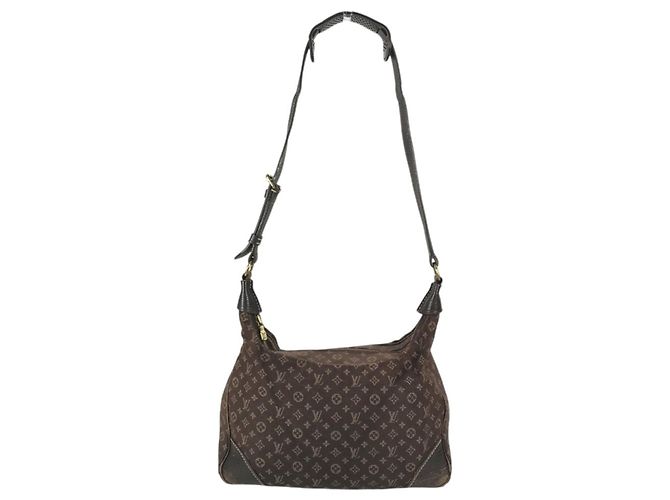 Bolsa de Ombro Louis Vuitton Monogram Mini Lin Boulogne Marrom
