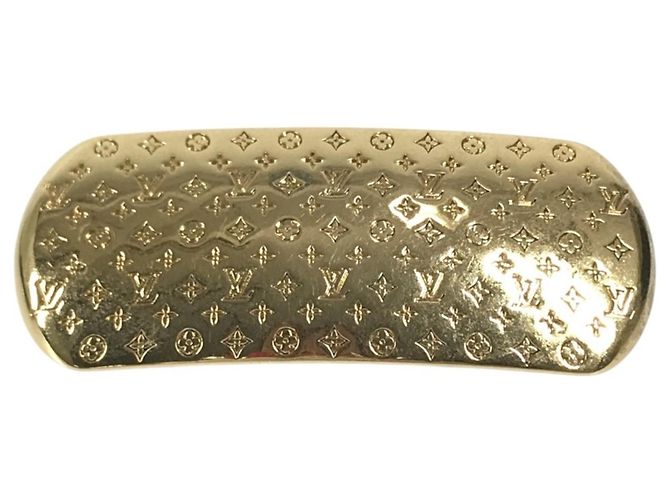 Pasador Louis Vuitton Monogram Nanogram Dorado