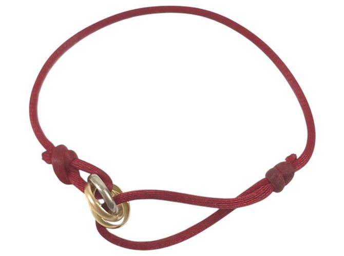 Pulsera Rígida Cartier Trinity en Oro 18K Roja