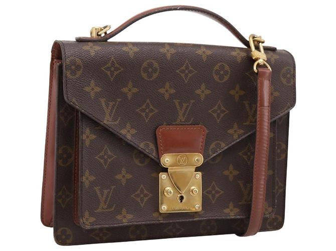 LOUIS VUITTON Monogram Monceau 26 Handtasche 2way M51187 LV
