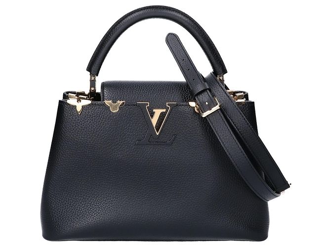 Bolsa Louis Vuitton Capucines MM Preto