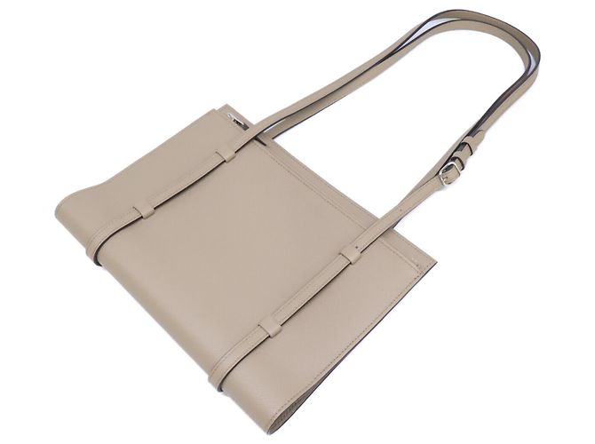Hermès Borsa a tracolla porta libri Hermes EaZip To Go Beige