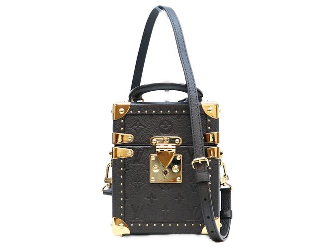 Sac à épaule Camera Box Monogram Empreinte Louis Vuitton Noir