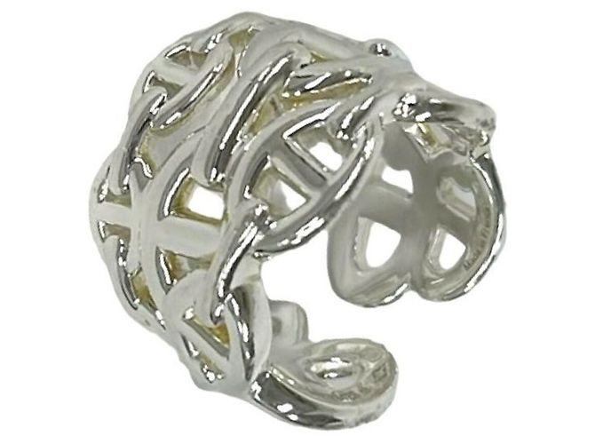 Hermès Hermes Enchainée GM Bandring Silber