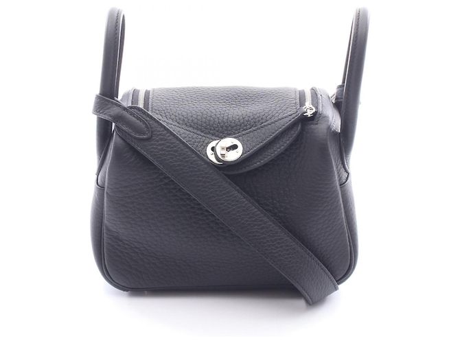 Hermès Sac à épaule Hermes Lindy Mini Noir