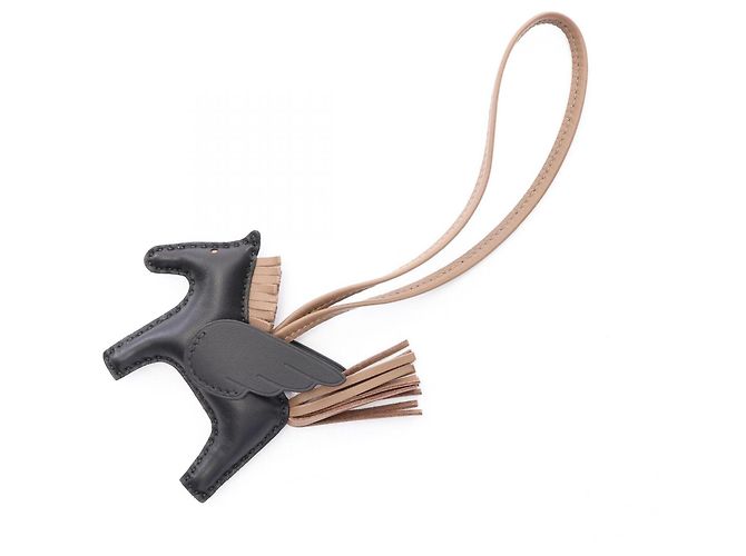 Hermès Accessorio Charm Hermes Rodeo Pegasus PM Marrone Nero Taupe
