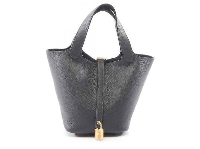 Hermès Bolsa Hermes Picotin Lock PM Caban Azul marinho