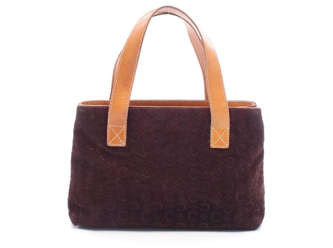 Céline Bolso Celine C Macadam Castaño Burdeos