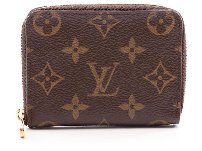 Monedero Louis Vuitton Zippy Coin Purse Monogram Castaño