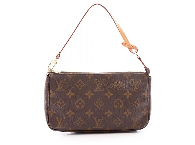 Louis Vuitton Pochette Accessoires Handtasche Braun