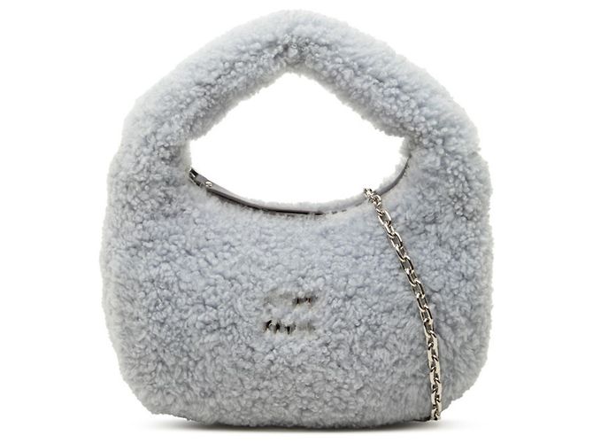 Bolso Hobo Miu Miu Wonder Azul