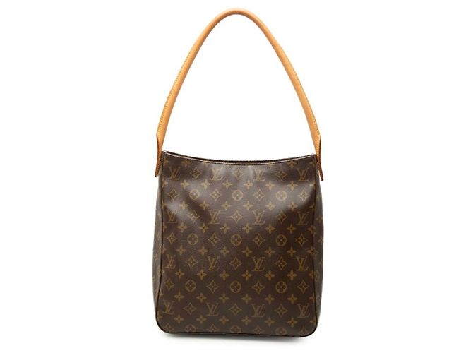 Bolsa de Ombro Louis Vuitton Monogram Looping GM Marrom