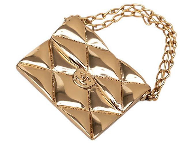 Borsa Chanel Coco Mark Matelassé con Spilla Motif D'oro